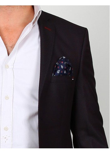 Zara Desen Örgü Kumaş Antrasit Ceket