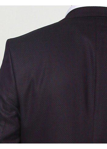 Zara Desen Örgü Kumaş Antrasit Ceket