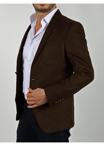 Nubuk Kahve Erkek Blazer Ceket