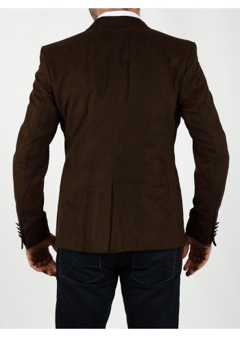 Nubuk Kahve Erkek Blazer Ceket