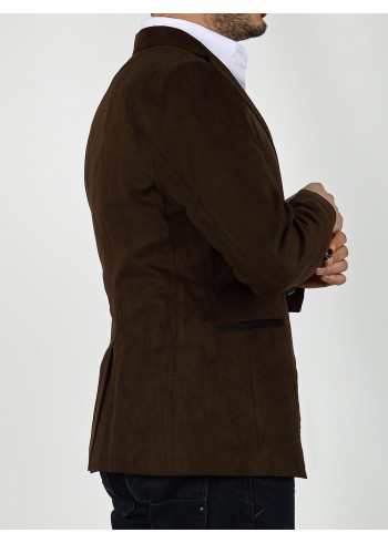 Nubuk Kahve Erkek Blazer Ceket
