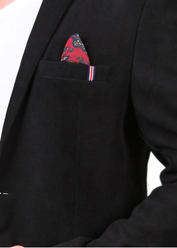 Siyah Kot Nubuk Blazer Ceket