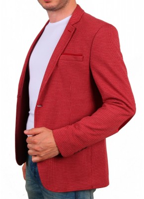 Ramon Kırmızı Erkek Dokuma Ceket