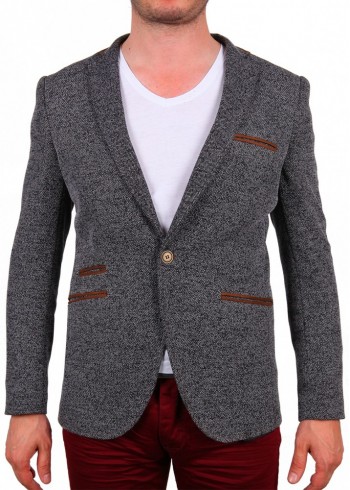 Nokta Desen Bay Blazer Ceket