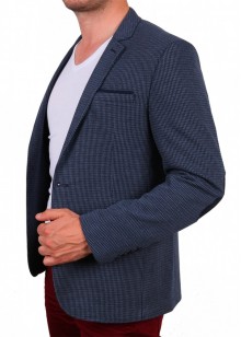 Ramon Mavi Erkek Dokuma Ceket