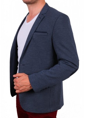 Ramon Mavi Erkek Dokuma Ceket