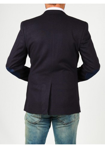 Kaşe Gece Mavisi Erkek Blazer Ceket