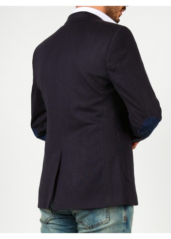 Kaşe Gece Mavisi Erkek Blazer Ceket