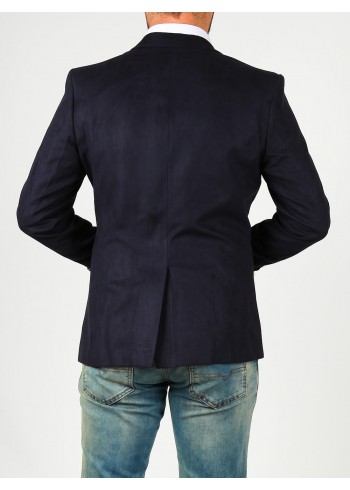 Nubuk Lacivert Erkek Blazer Ceket