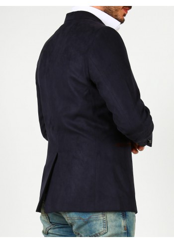Nubuk Lacivert Erkek Blazer Ceket