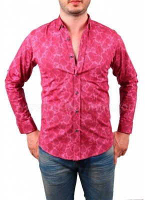 Motif Baskılı Erkek Gömlek Pers