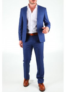Kareli Mavi Erkek Takım Elbise