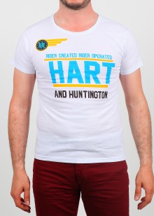 Erkek Tişört Hart Beyaz